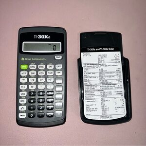 Texas‎ Instruments TI-30Xa Scientific Calculator With Case & Instructions